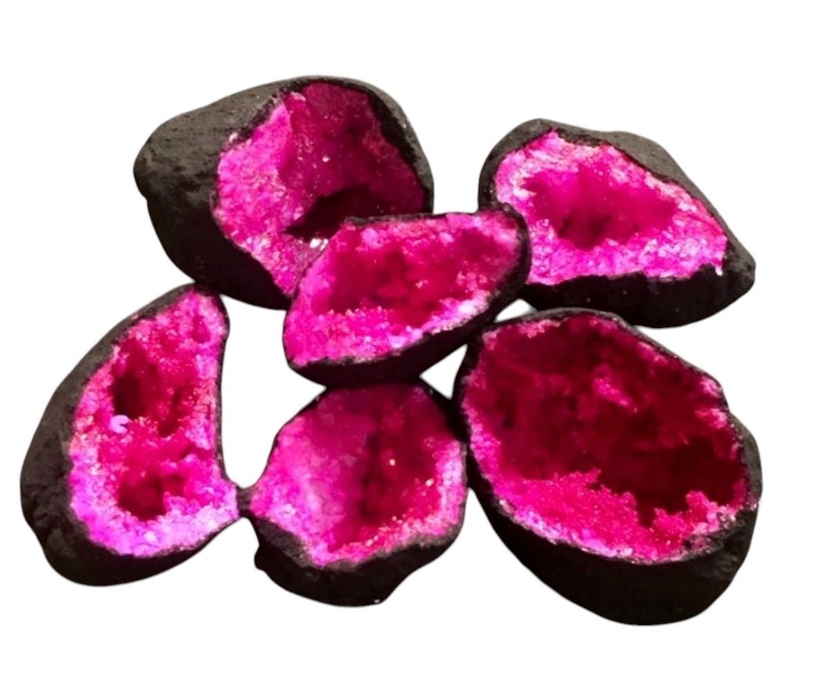Rosa Kvartsfarget Geode 300-350gram