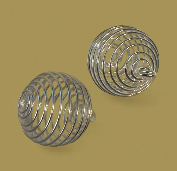 Hovedbilde 20mm Forsølvet  Spiralbur 