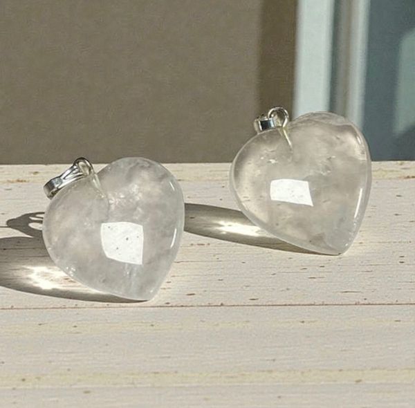 Hovedbilde Bergkrystall Hjerteanheng 2cm