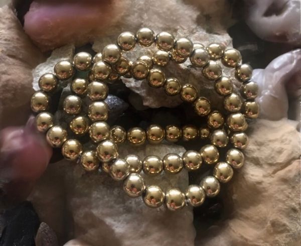 Hovedbilde Armbånd Gullforgylt Hematitt ...