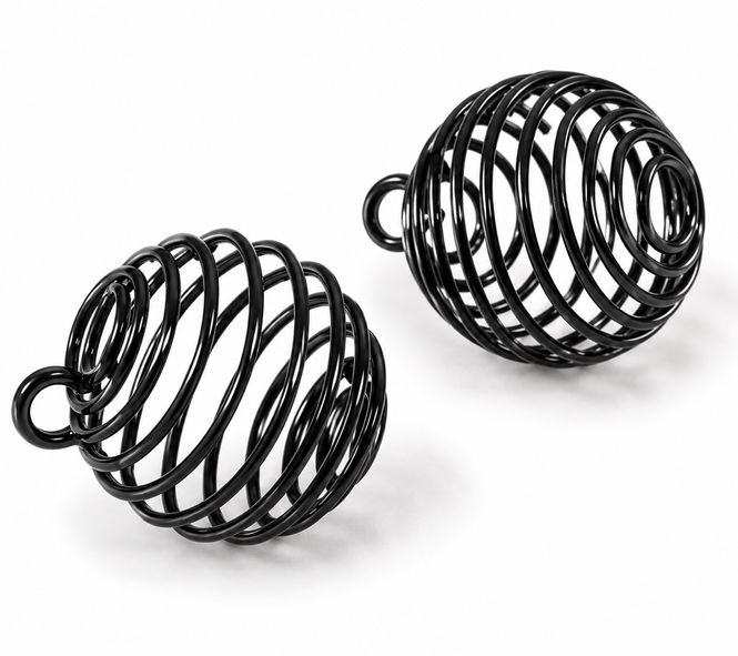 Hovedbilde 15mm Spiralbur Sort