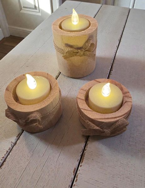 Hovedbilde Lysestaker i Tre - 3stk