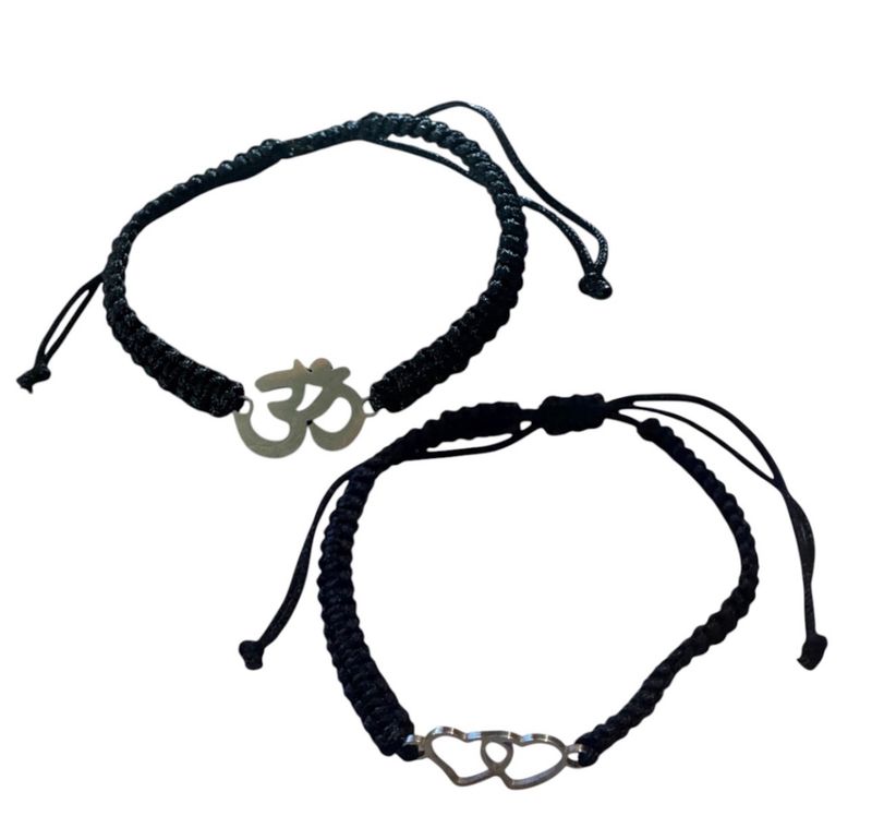 Must-Have Justerbart Hjerte Armbånd Svart